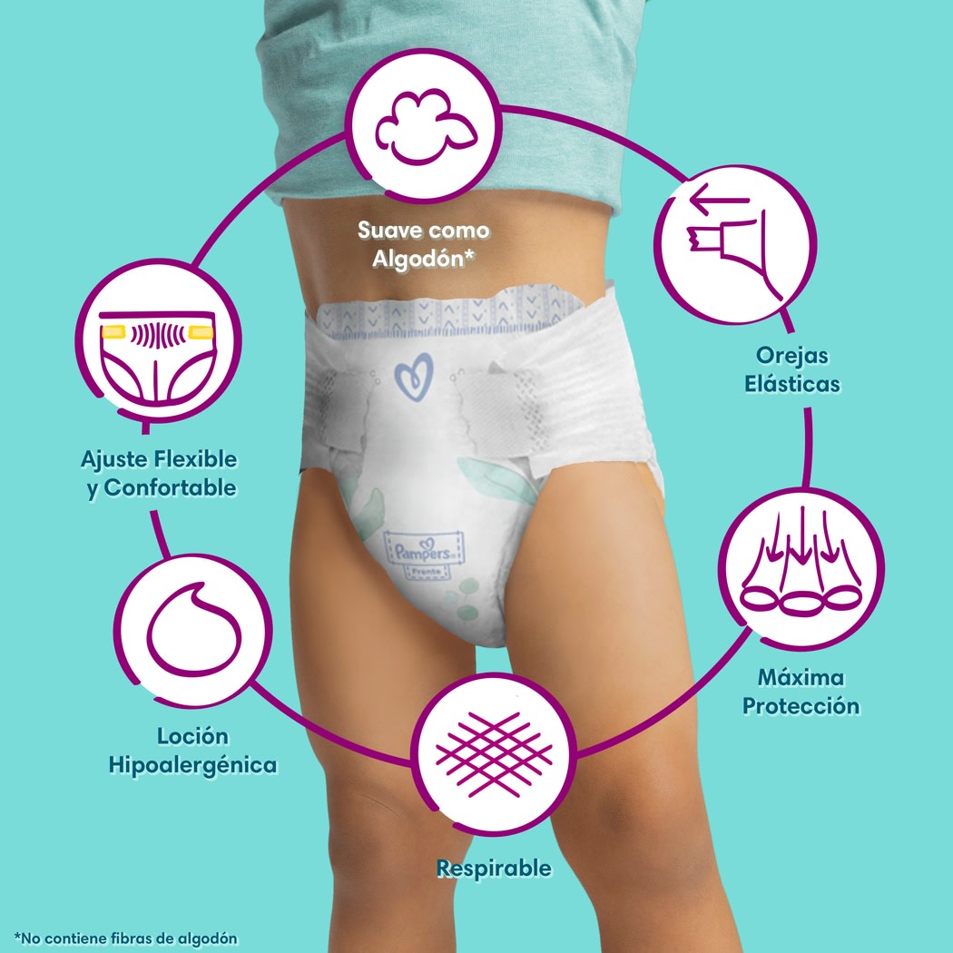 Manga Pampers Premium Care XG 128 Unidades Precio Chile | Pañales Pampers Extra Grande Pack Ahorro 16x82