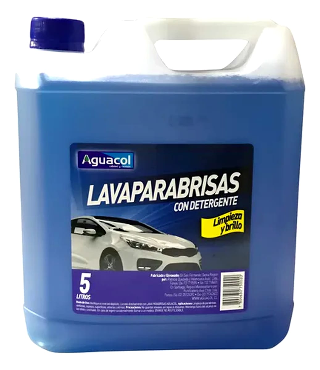 Aguacol Limpia Parabrisas 5 Litros Precio Chile | Líquido Limpiaparabrisas Auto Alto Rendimiento1