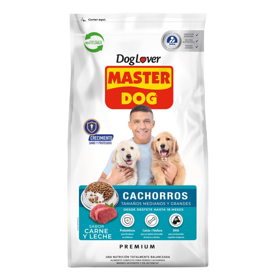 MASTER DOG CACHORRO 18KG – ALIMENTO PARA PERROS CACHORROS | NUTRICIÓN PARA CRECIMIENTO EN CHILE1