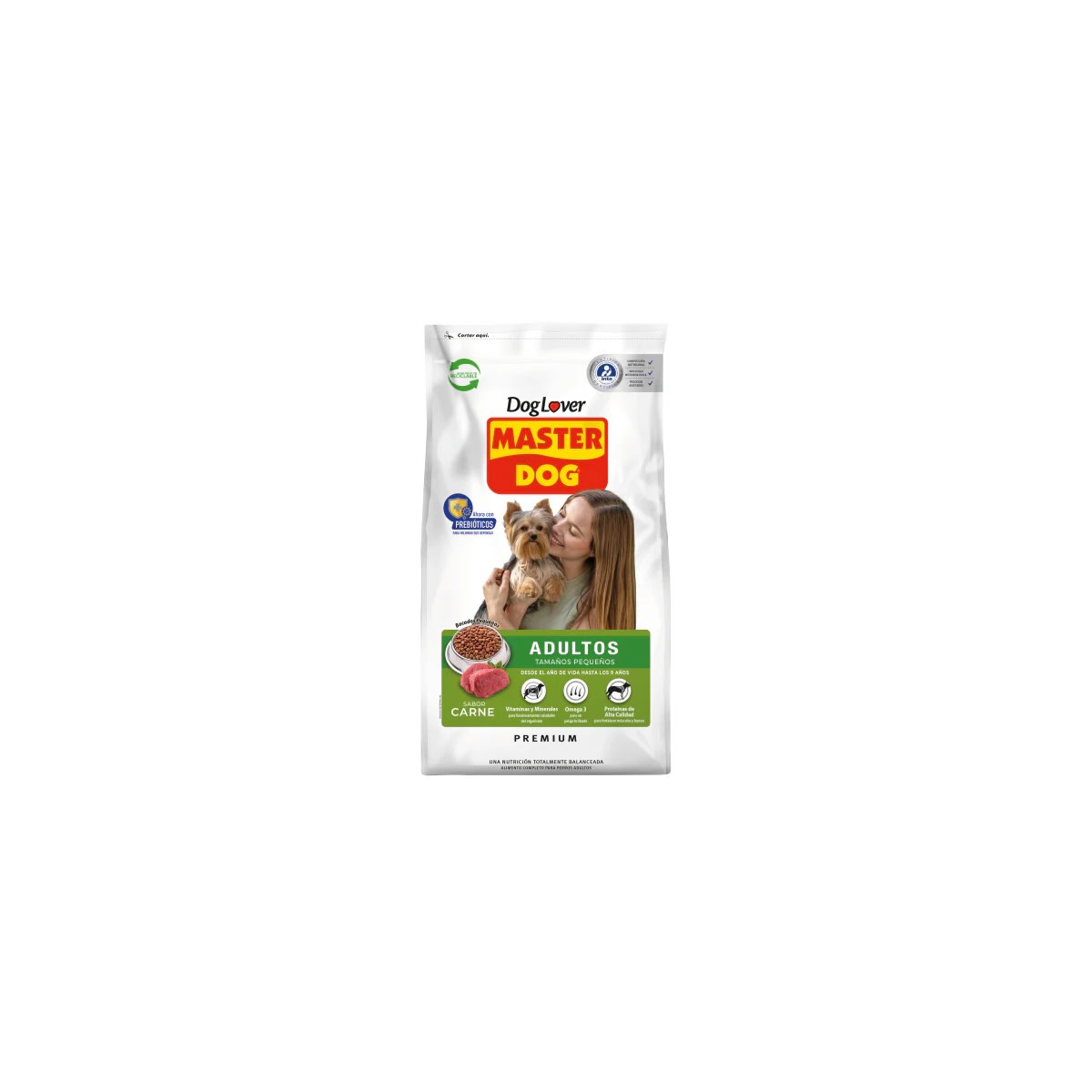 MASTER DOG ADULTO RAZA PEQUEÑA 18KG – ALIMENTO PARA PERROS PEQUEÑOS | FORMATO AHORRO CHILE1