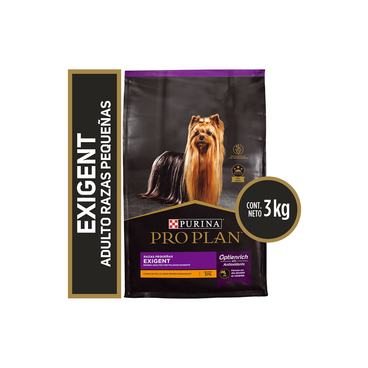 Pro Plan Exigent Raza Pequeña 3kg Precio Chile | Alimento Premium Perro Pequeño Exigente1