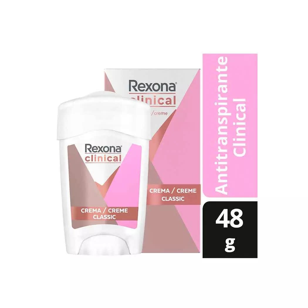 Rexona Clinical Classic Mujer 48g Precio Chile | Desodorante Antitranspirante Máxima Protección1