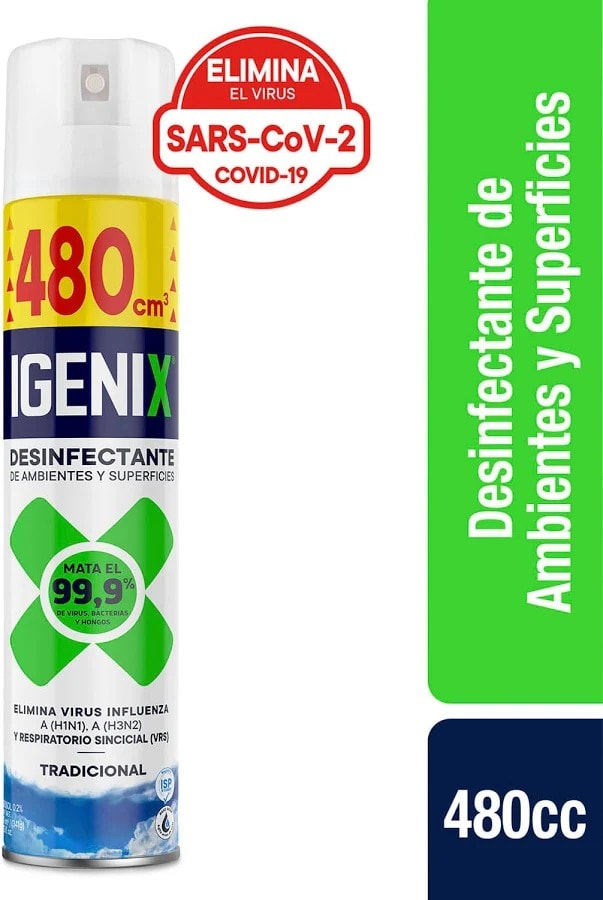 Aromatizante Igenix Tradicional 480g Precio Chile | Desodorante Ambiental Hogar Aroma Duradero1