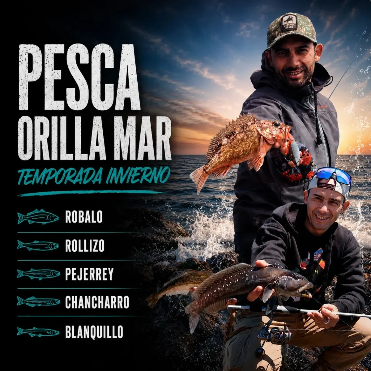 PESCA DE ORILLA MAR
