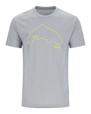 POLERA SIMM´S M´S TROUT OUTLINE STONE HEATHER