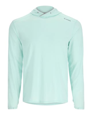 POLERA SIMM'S SOLARFLEX HOODY SEA BREEZE