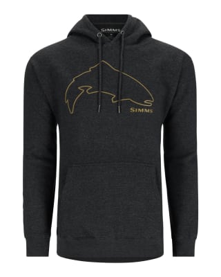 POLERON SIMM'S TROUT OUTLINE CHARCOAL HEATHER