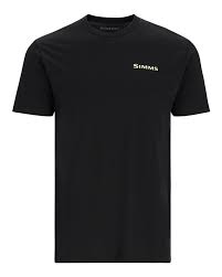POLERA SIMM'S BASS OUTLINE BLACK