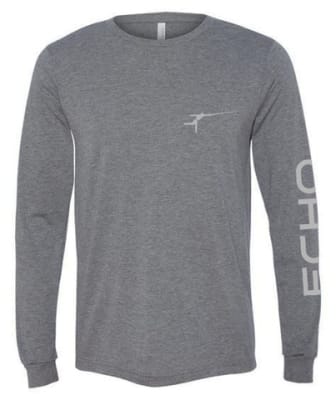 POLERA ECHOMAN GRAY LONG SLEEVE SHIRT