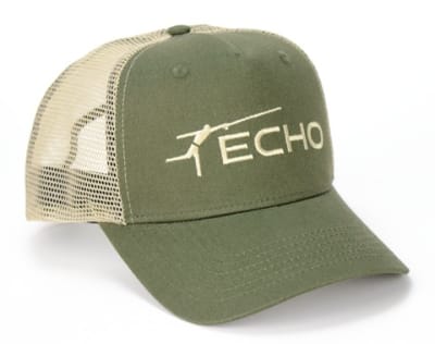 GORRO ECHO OLIVE LOGO TRUCKER