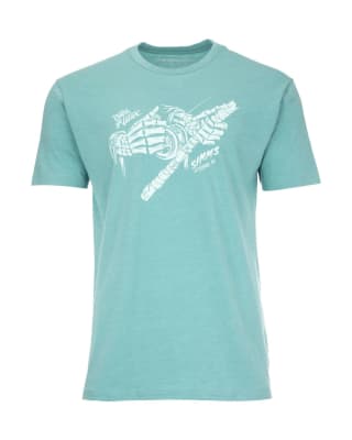 M'S GRIM REELER OIL BLUE HEATHER T-SHIRT