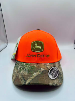 GORRO JOHN DEERE ORANGE VISERA CAMO