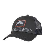 GORRO SIMM'S TROUT ICON TRUCKER CARBON
