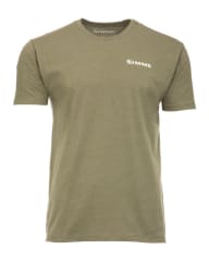 POLERA SIMM'S TROUT ON MY MIND MILITARY HEATHER