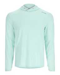 POLERA SIMM'S SOLARFLEX HOODY SEA BREEZE