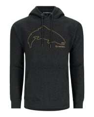 POLERON SIMM'S TROUT OUTLINE CHARCOAL HEATHER