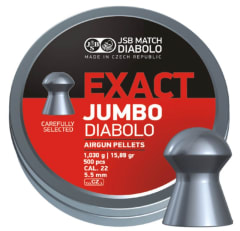 POSTON JSB EXACT JUMBO DIABOLO CAL .22 500 PCS
