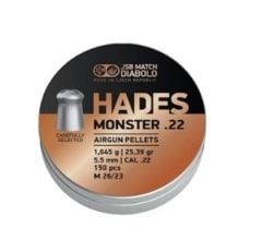 POSTON JSB HADES MONSTER CAL .22 25.39GR 150 PCS