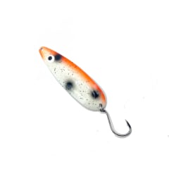 CUCHARA TROLLING RIVERKING GLOW ORANGE SPECKLE BLAZE SPOON