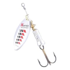 SPINNER MAPSO NANSA DEC PLATA NEGRO ROJO 7,5G TALLA 3