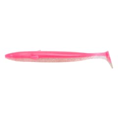 VINILO ECOGEAR POWER SHAD 5 PULG 158 PINK GLOW X6
