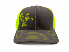GORRO TRUCKER OUTDOOR CAP PATO GRIS/ VERDE NEÓN