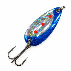 SPOON SAITAMA 4CM 7G SILVER REFLEX BLUE