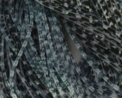 BARRED CRAZY LEGS CLEAR/PEARL FLAKE