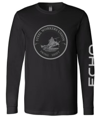 POLERA ECHO STEEL WORKERS UNIN BLACK LONG SLEEVE SHIRT