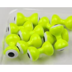 SMALL DOUBLE PUPIL LEAD EYES #8 CHARTR W WHITE AND BLACK