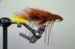 MOSCAS ARTICULADA MFC GALLOUP'S TWO-TONE DUNGEON BROWN YELLOW