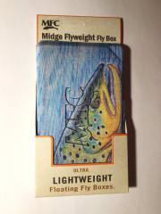 CAJA MOSCAS MIDGE FLYWEIGHT FLY BOX HALLOCK BROWN TROUT