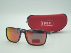 GAFAS POLARIZADAS HART NEGRO-ROJO/LENTE NARANJA