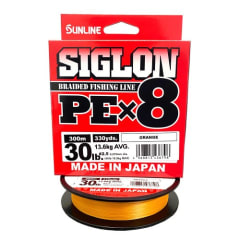 MULTIFILAMENTO SUNLINE SIGLON PE X8 300M ORANGE