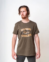 Polera Trucha Fario Verde Musgo talla m