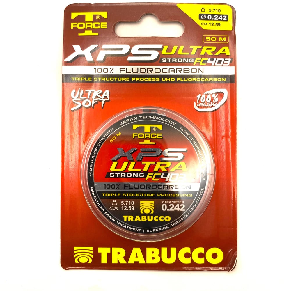 FLUOROCARBONO T-FORCE XPS ULTRA FC 403 50MT 0,242MM1
