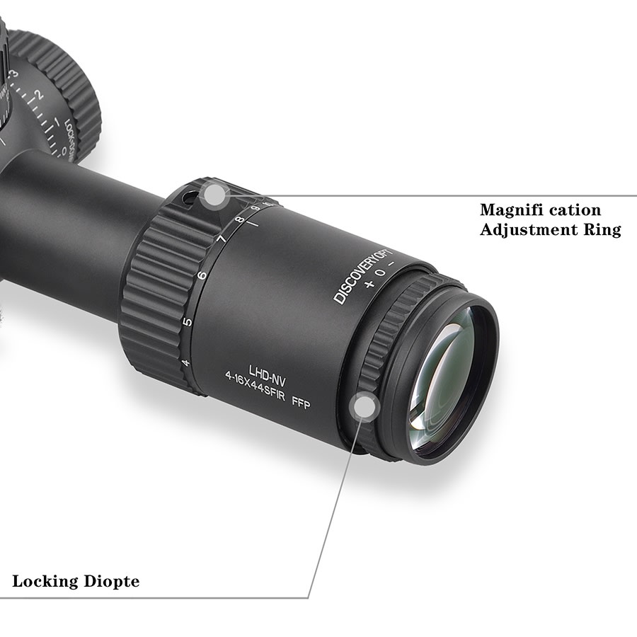MIRA TELESCOPICA DISCOVERY M-17 LHD-NV 4-16X44SFIR FFP3