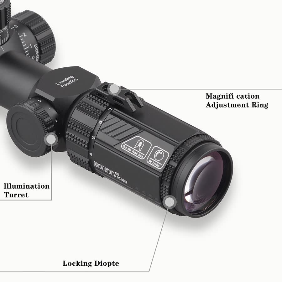 MIRA TELESCOPICA DISCOVERY M-10 HS 4-16X44SFIR FFP6