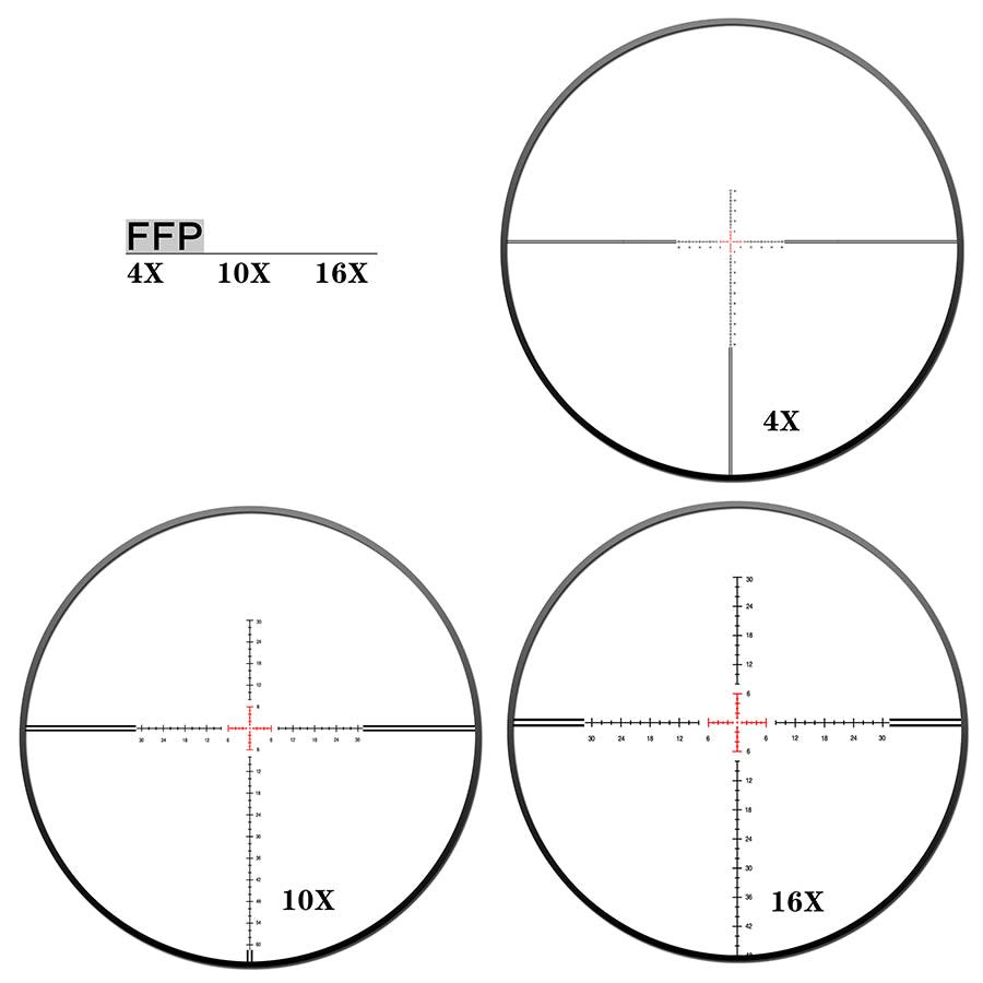MIRA TELESCOPICA DISCOVERY M-10 HS 4-16X44SFIR FFP10