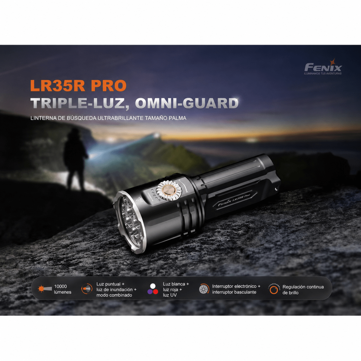 LINTERNA FENIX LR35R PRO2