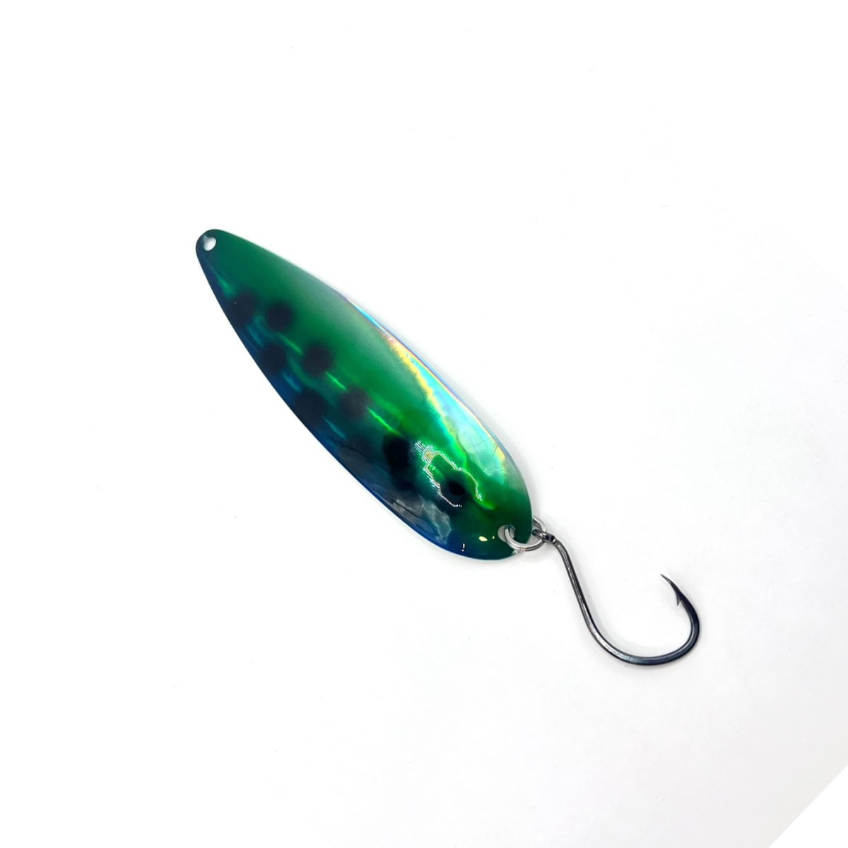 CUCHARA TROLLING RIVERKING GLOW LEOPARD SPOON1