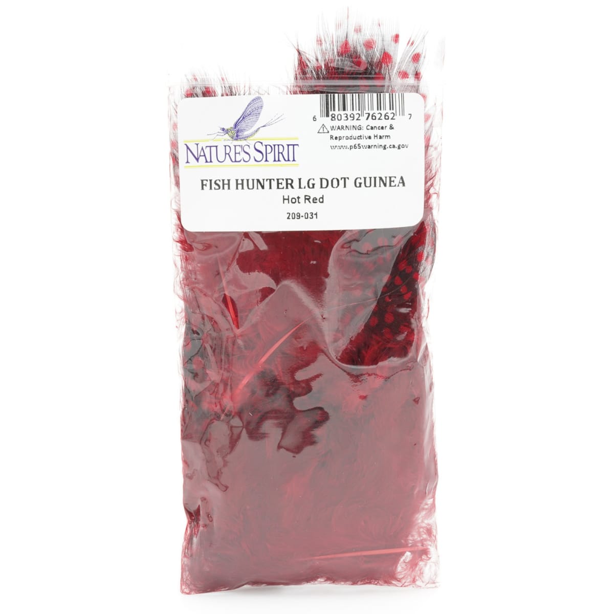 FISH HUNTER LG DOT GUINEA HOT RED 209-0311