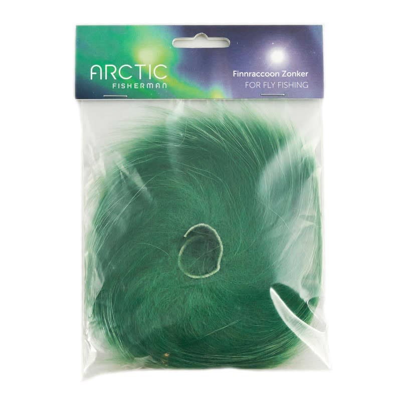 FINN RACCOON  FOR FLY FISHING ARCTIC GREEN1