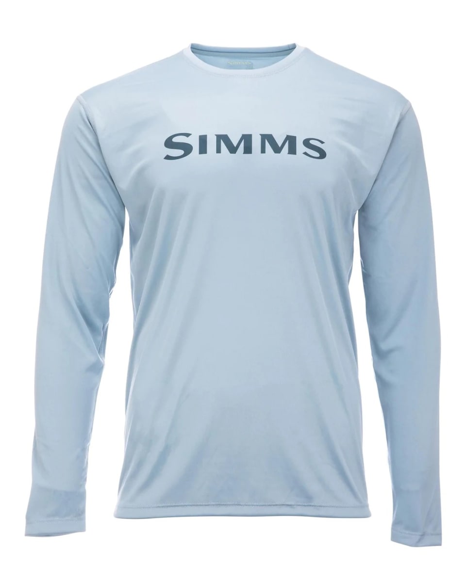 POLERA SIMM'S TECH TEE STEEL BLUE1