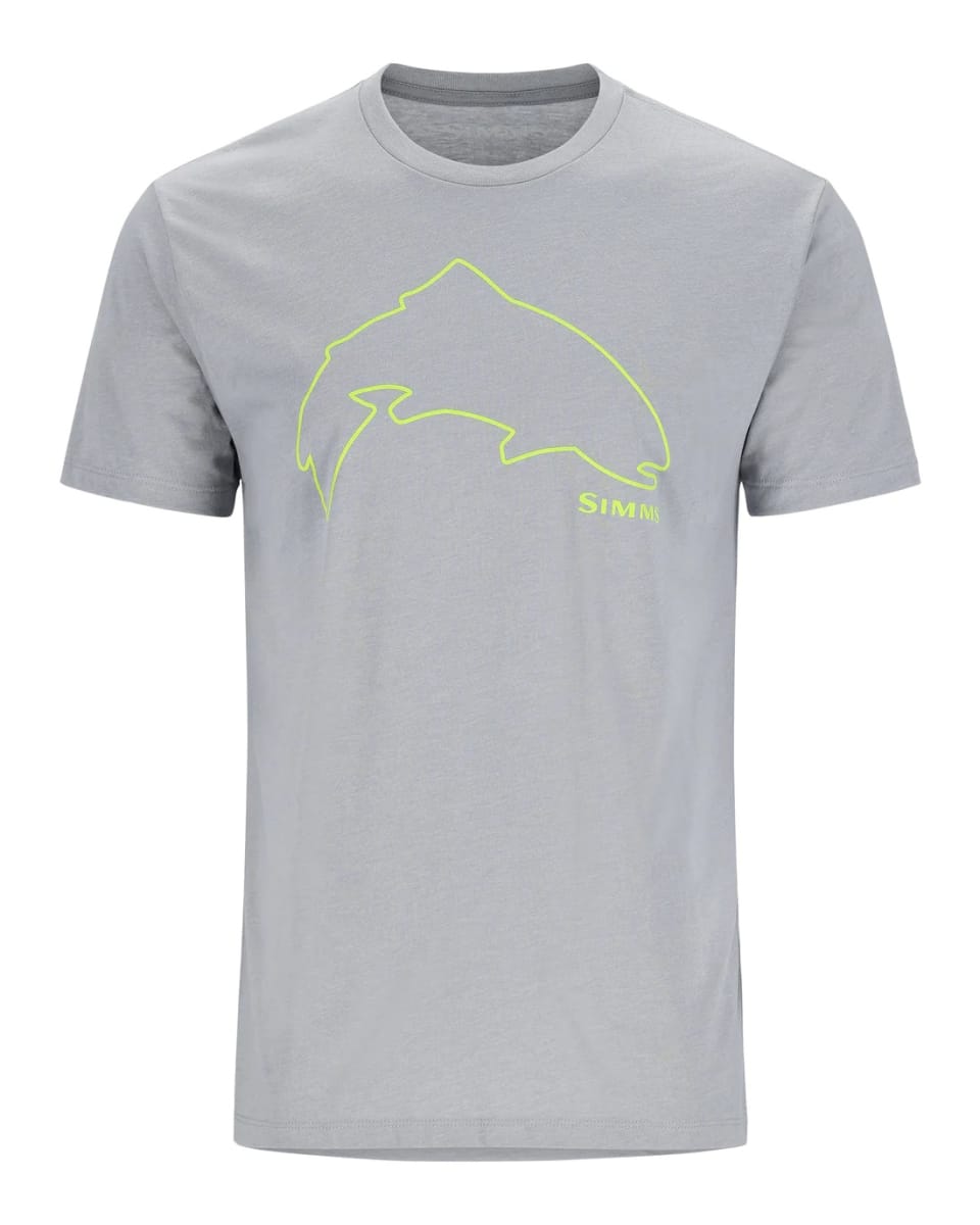 POLERA SIMM´S M´S TROUT OUTLINE STONE HEATHER1