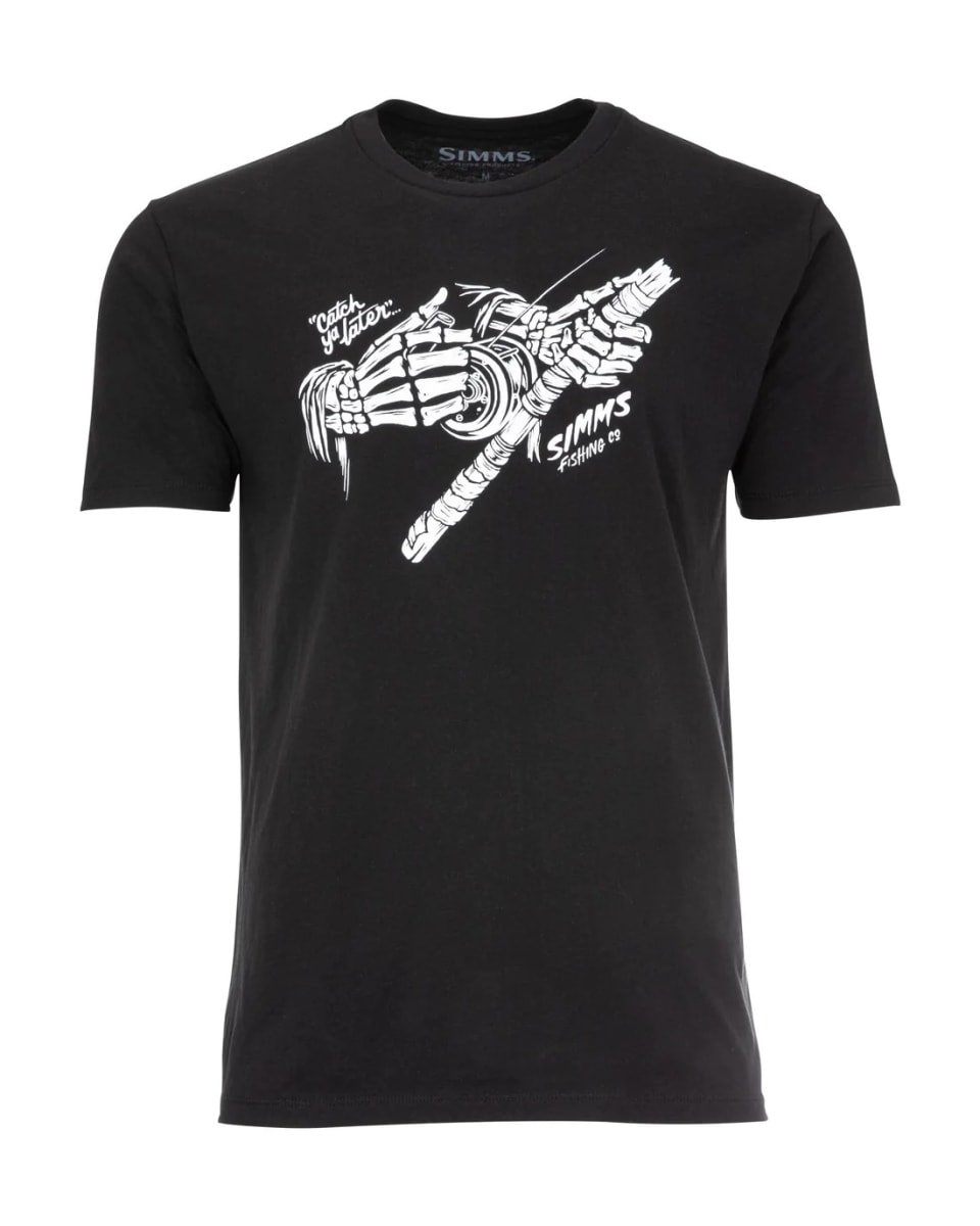 POLERA M'S SIMM'S GRIM REELER T-SHIRT BLACK1