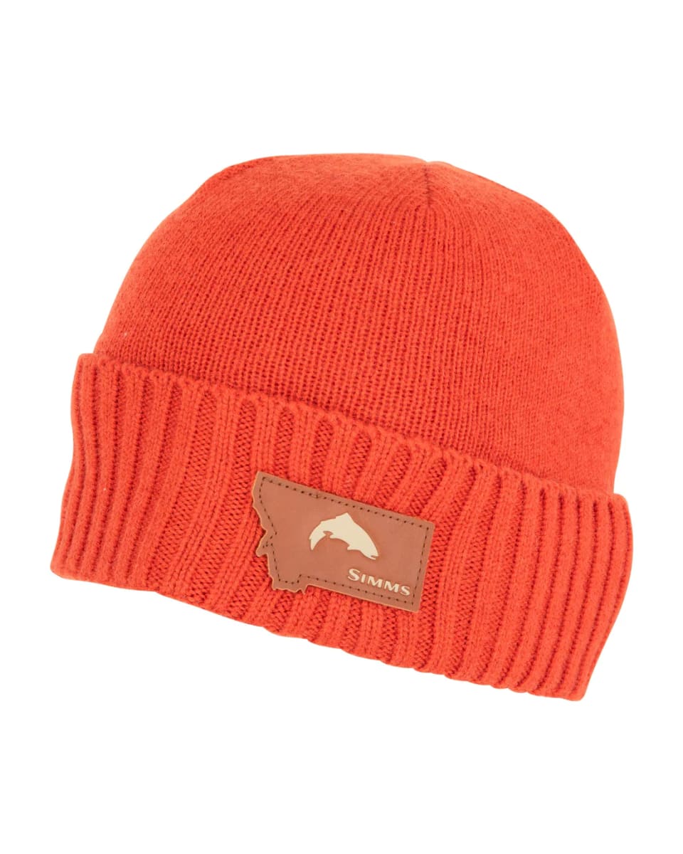 GORRO SIMM'S BIG SKY WOOL BEANIE ORANGE1