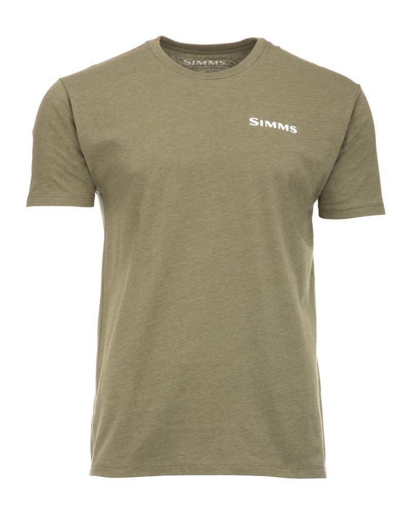 POLERA SIMM'S TROUT ON MY MIND MILITARY HEATHER1