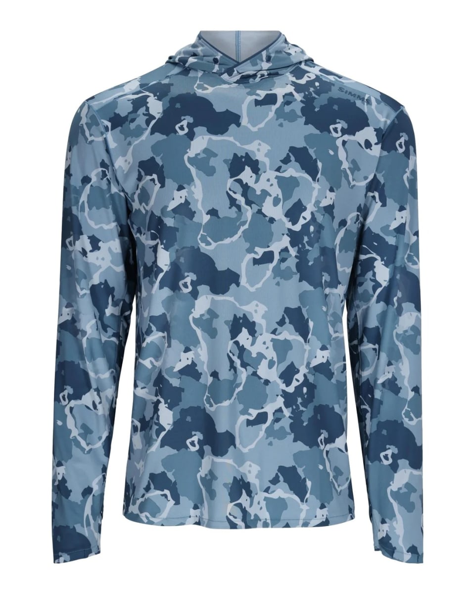 POLERA SIMM´S SOLARFLEX HOODY CAMO NEPTUNE1