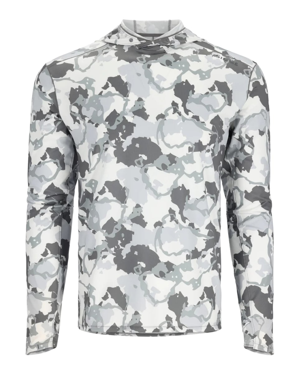 POLERA SIMM'S SOLARFLEX HOODY CAMO CINDER1